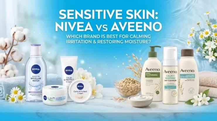 i have sensitive skin. how gentle are nivea’s creams compared to aveeno?